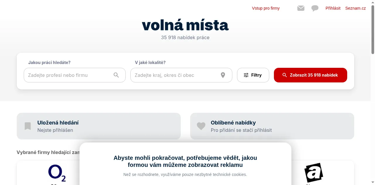 Preview of volnamista.cz