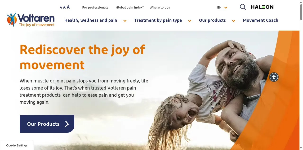 Preview of voltaren.ca