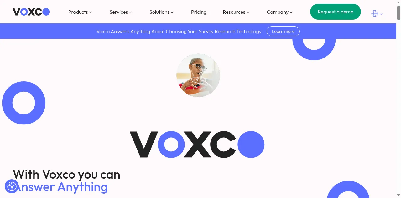 Preview of voxco.com