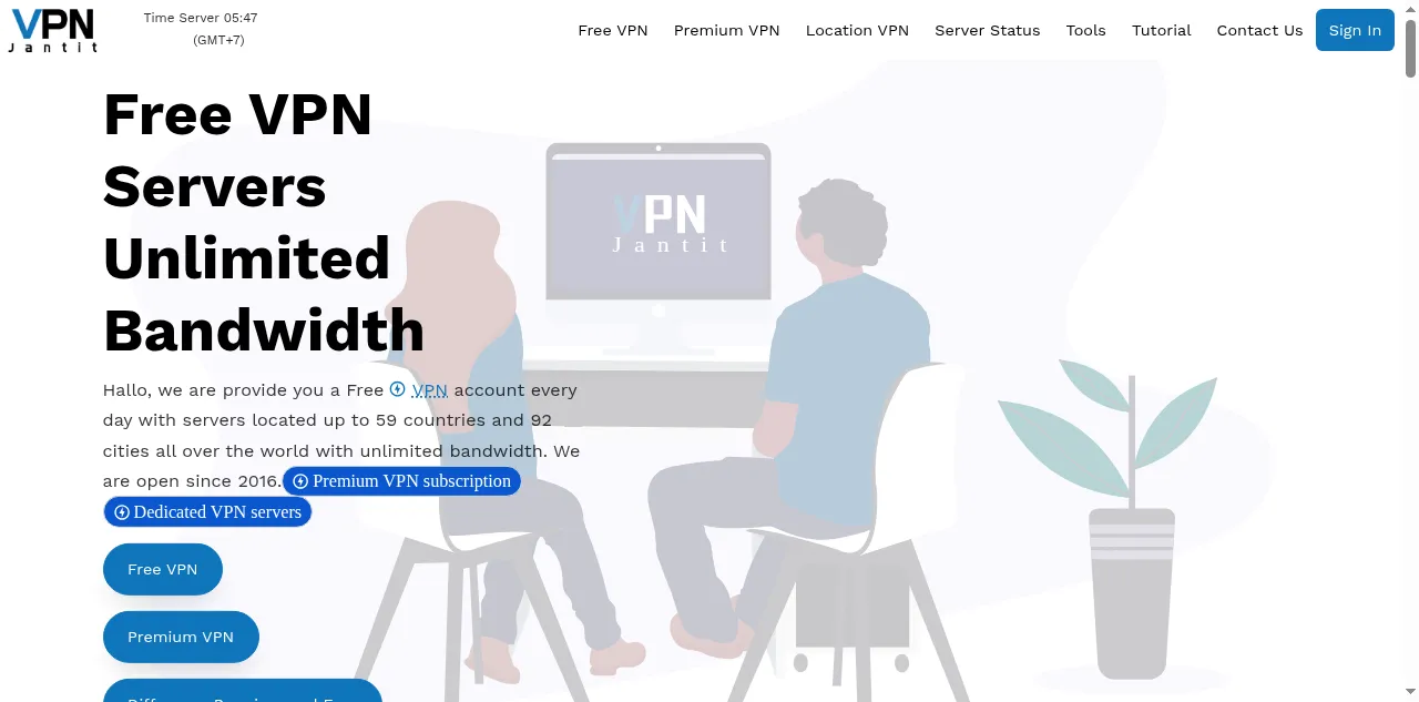 Preview of vpnjantit.com
