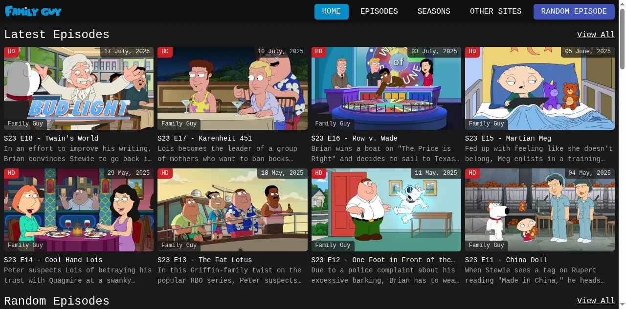 Preview of watchfamilyguyonline.com
