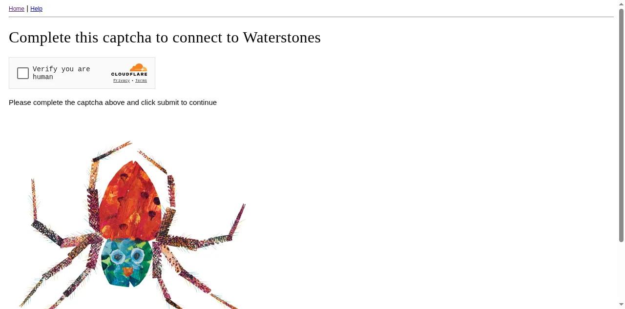 Preview of waterstones.com