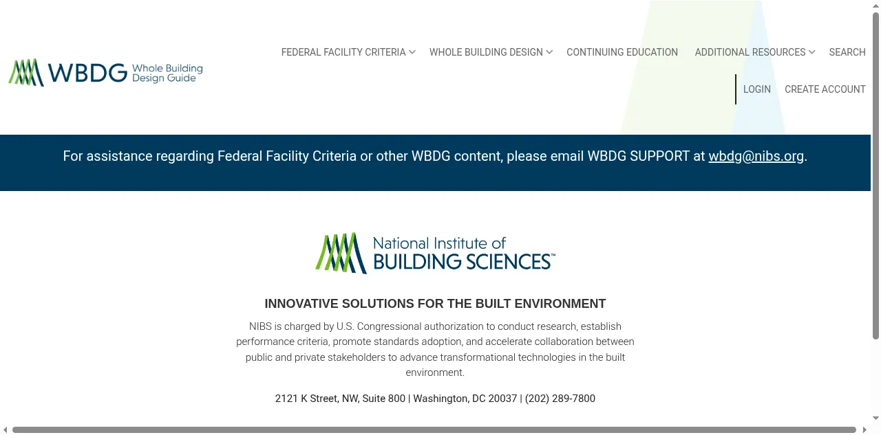 Preview of wbdg.org