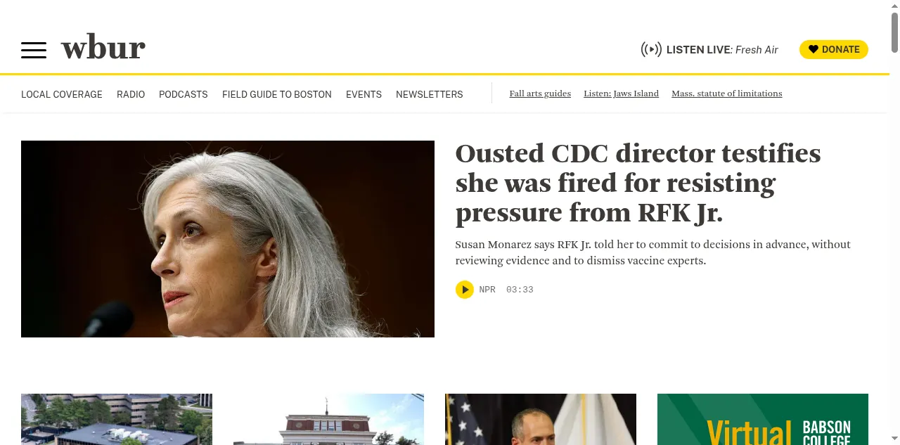 Preview of wbur.org