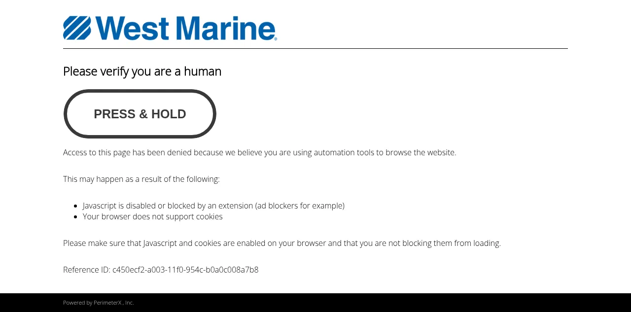 Preview of westmarine.com