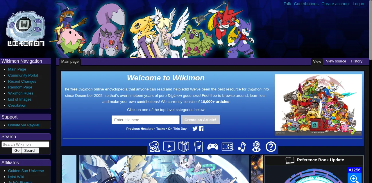 Preview of wikimon.net