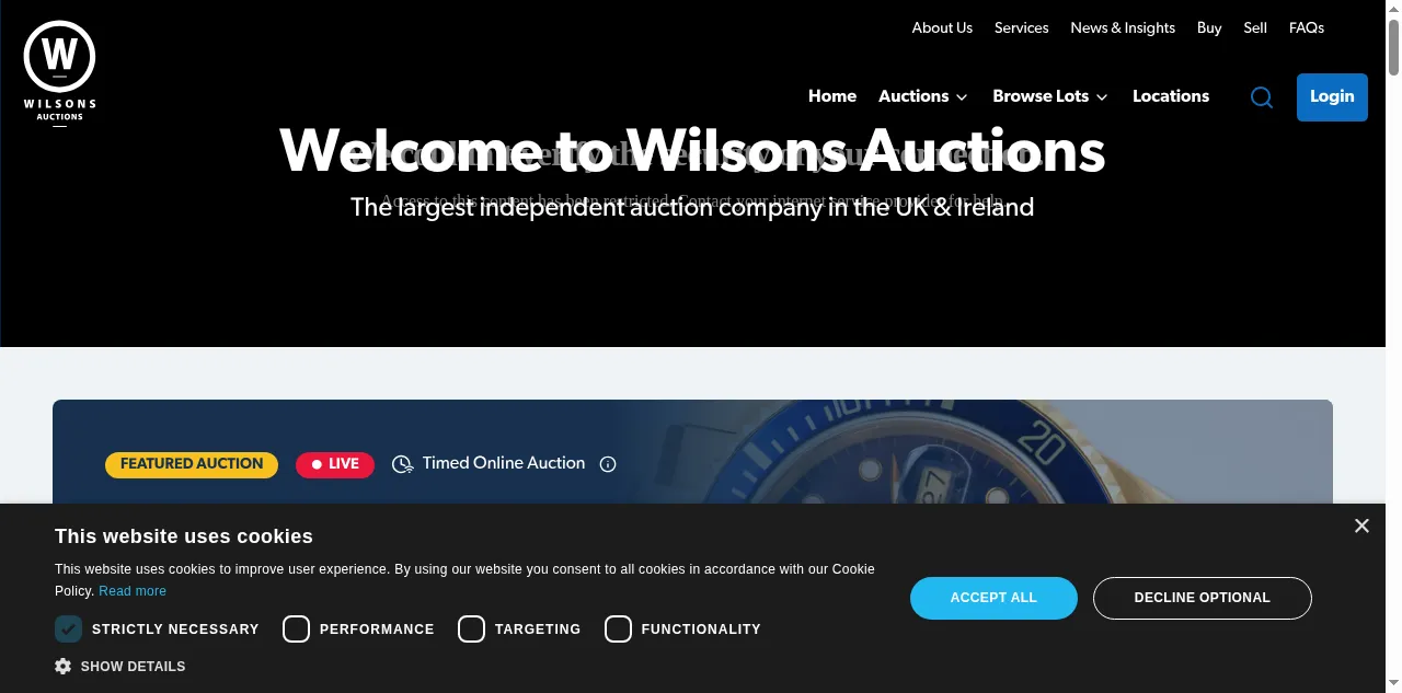 Preview of wilsonsauctions.com