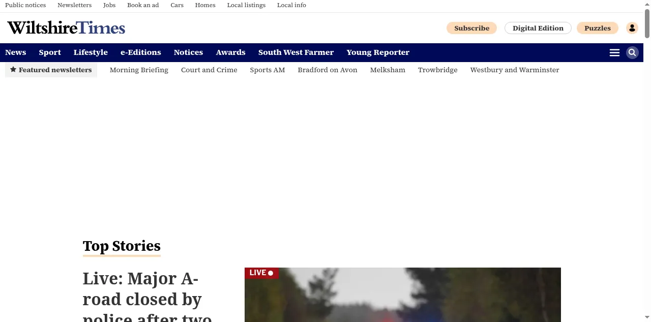 Preview of wiltshiretimes.co.uk