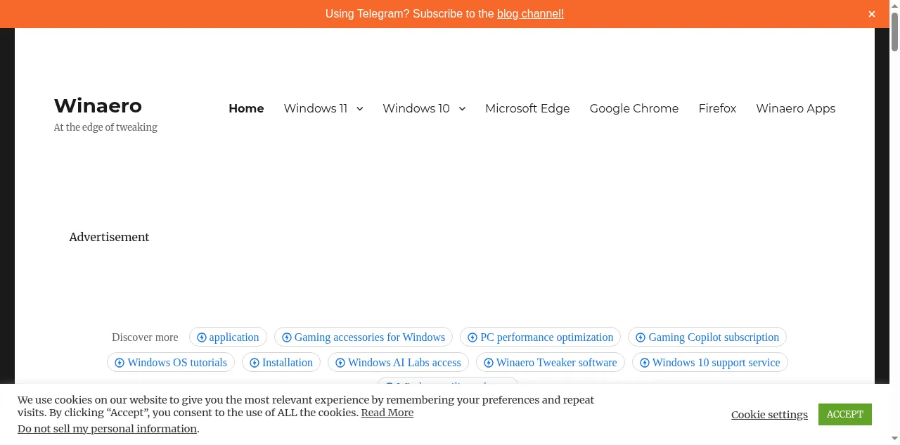 Preview of winaero.com