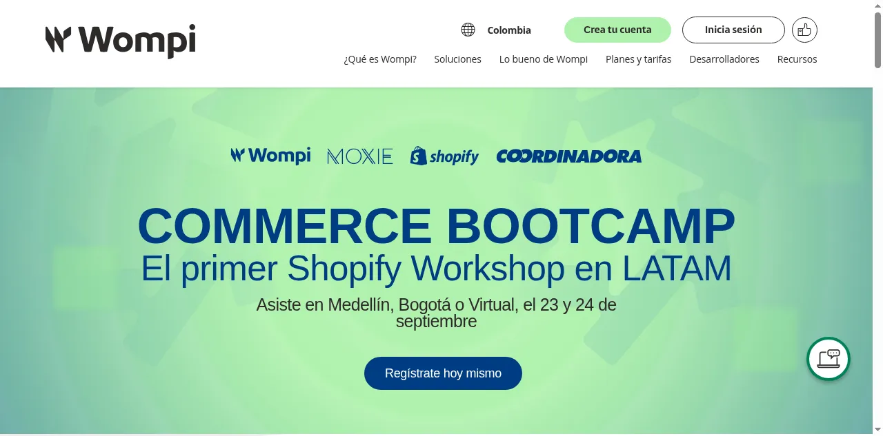 Preview of wompi.co