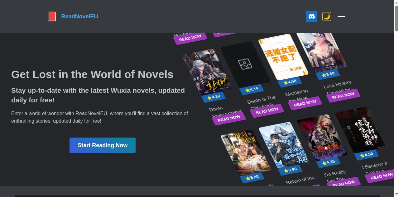 Preview of wuxiaworld.eu