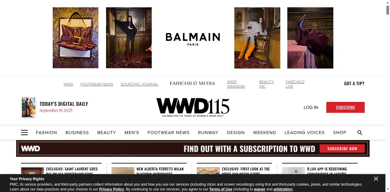 Preview of wwd.com