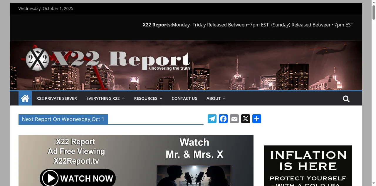 Preview of x22report.com