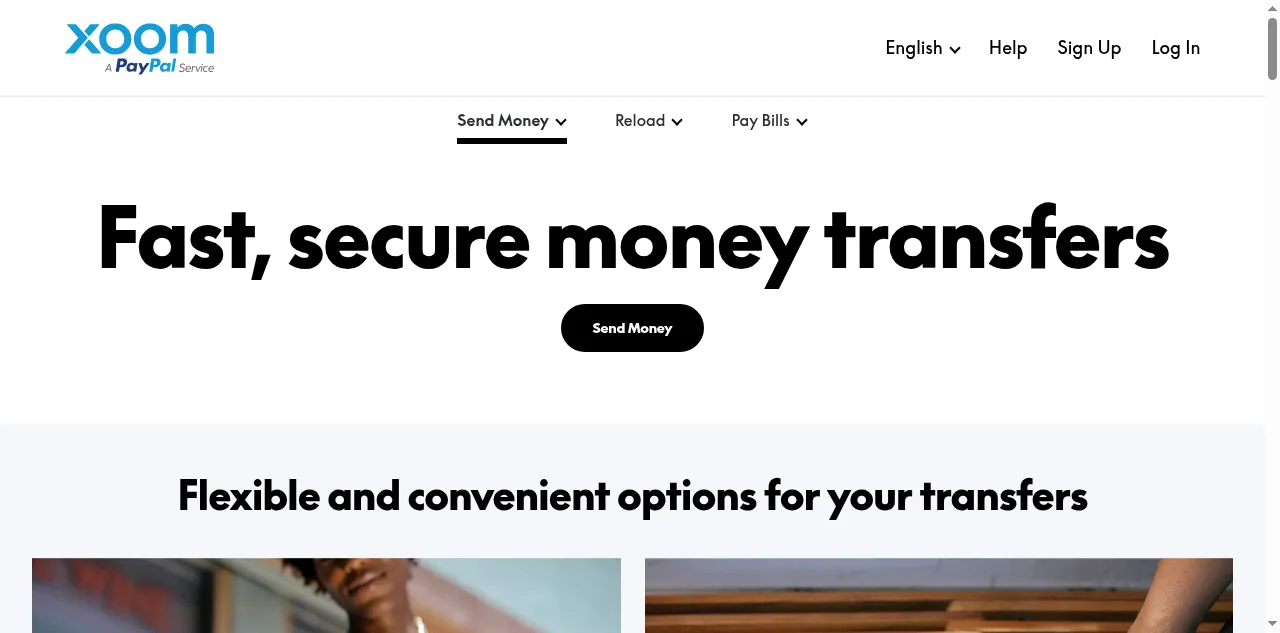Preview of xoom.com