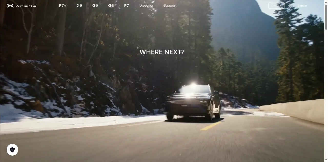 Preview of xpeng.com