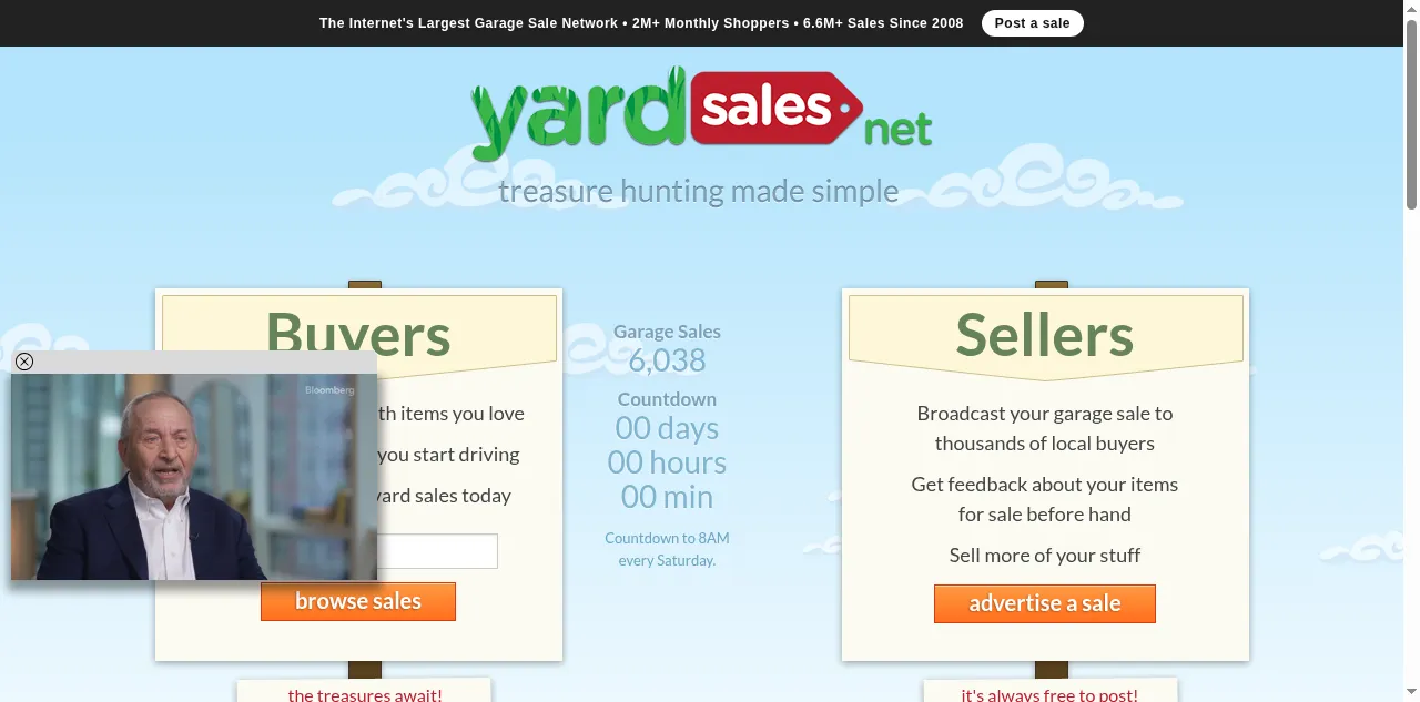 Preview of yardsales.net