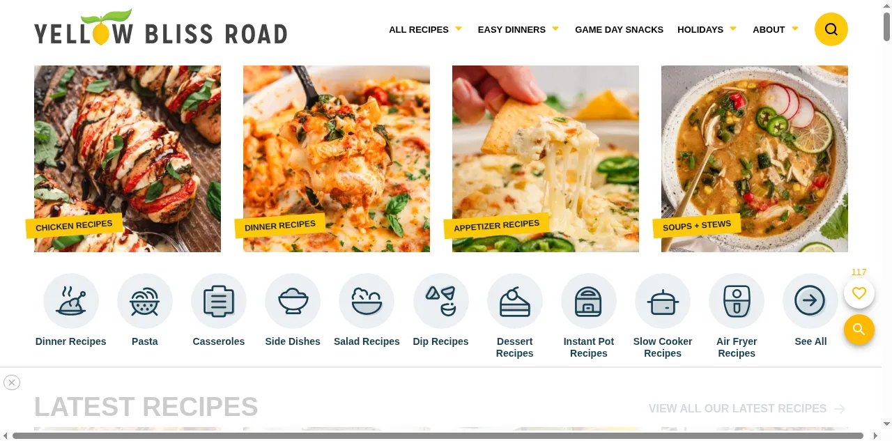 Preview of yellowblissroad.com