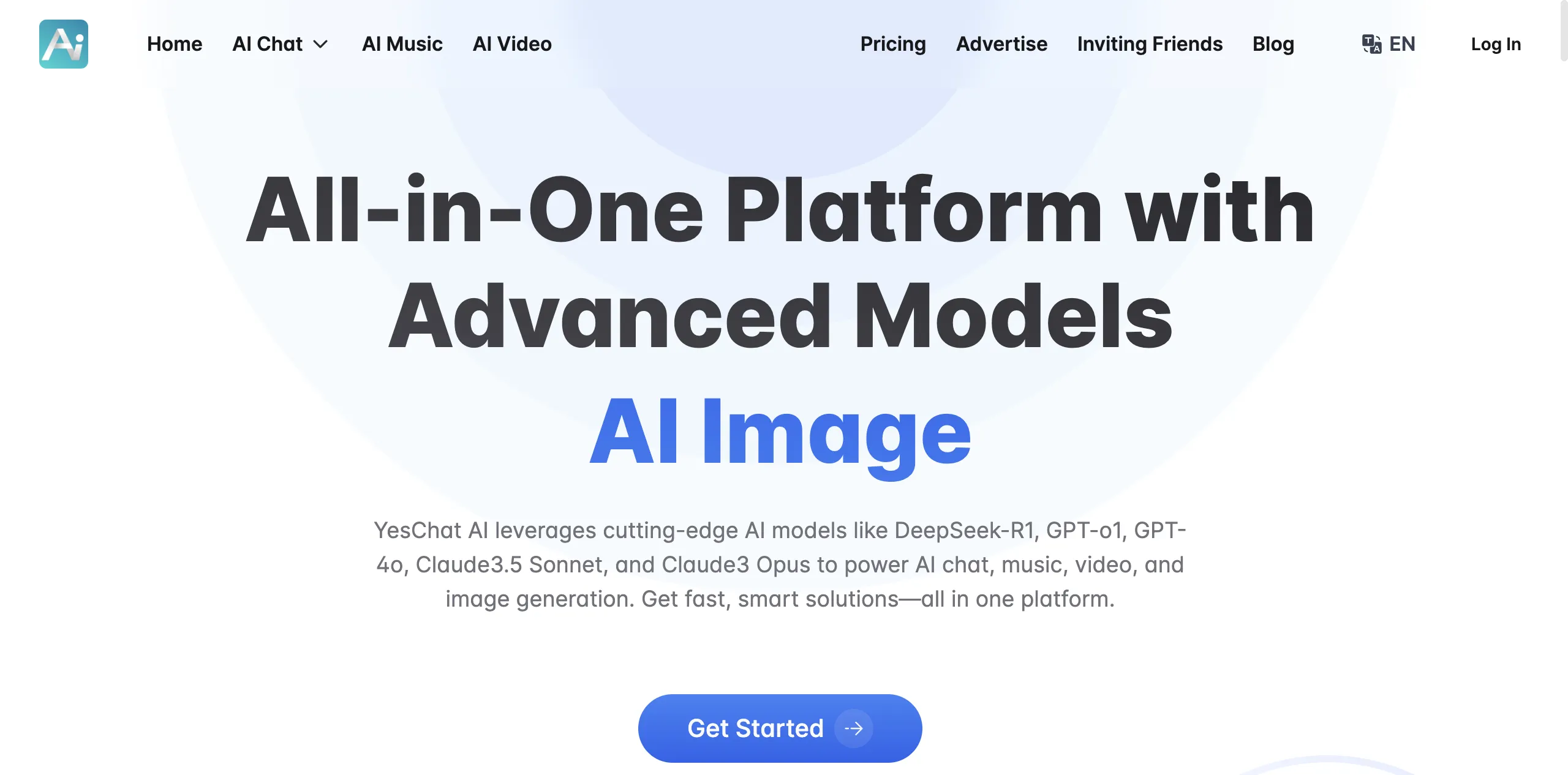 Preview of yeschat.ai
