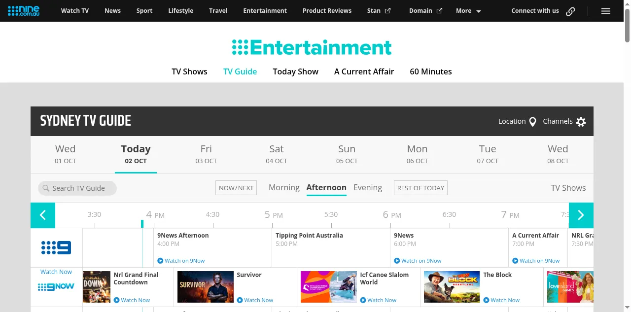 Preview of yourtv.com.au