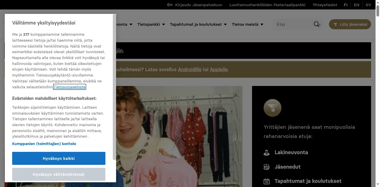 Preview of yrittajat.fi