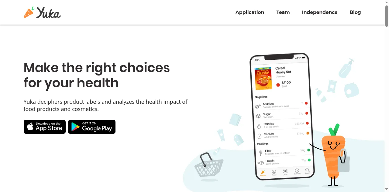 Preview of yuka.io