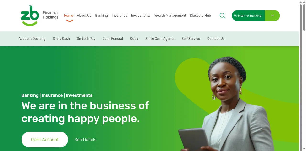 Preview of zb.co.zw