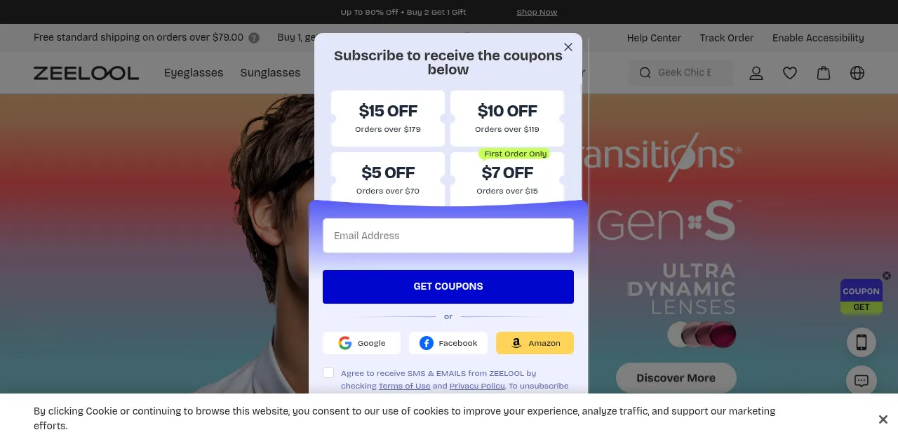 Preview of zeelool.com