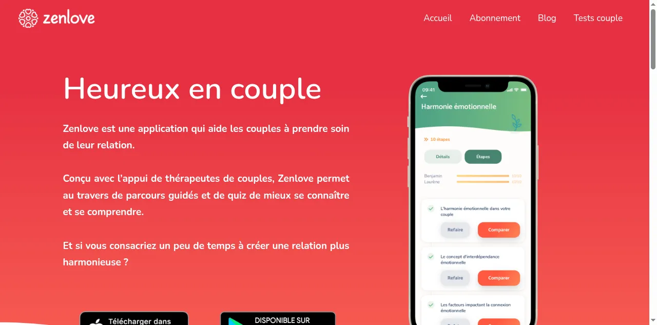 Preview of zenlove.io