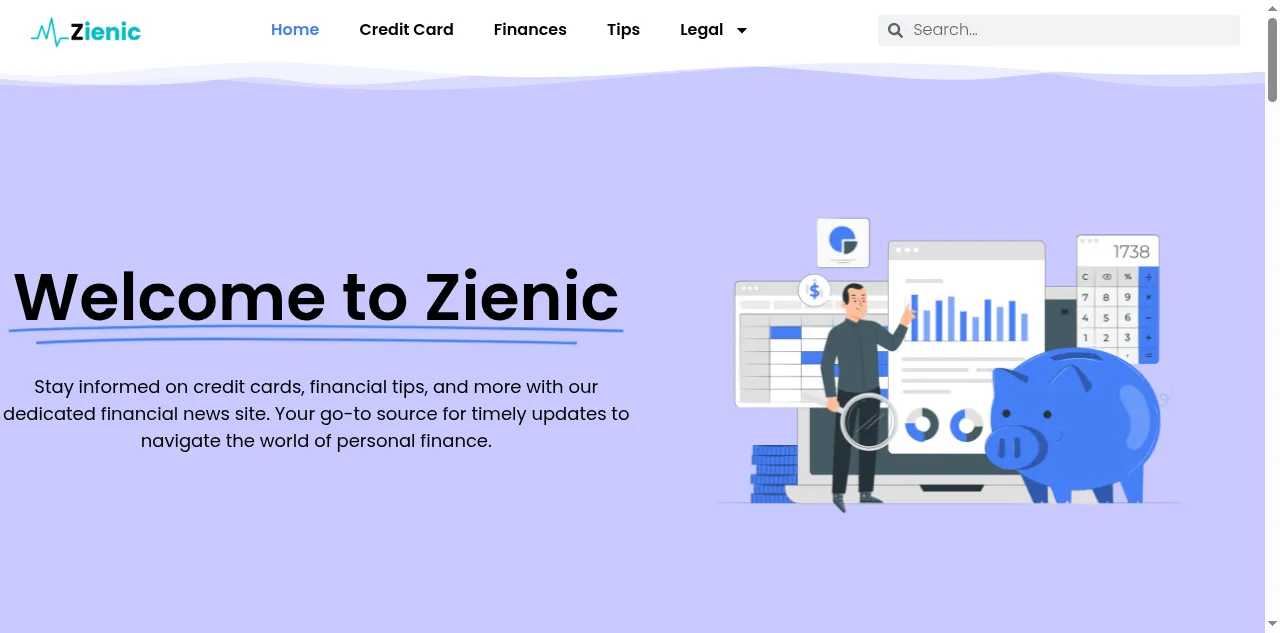 Preview of zienic.com