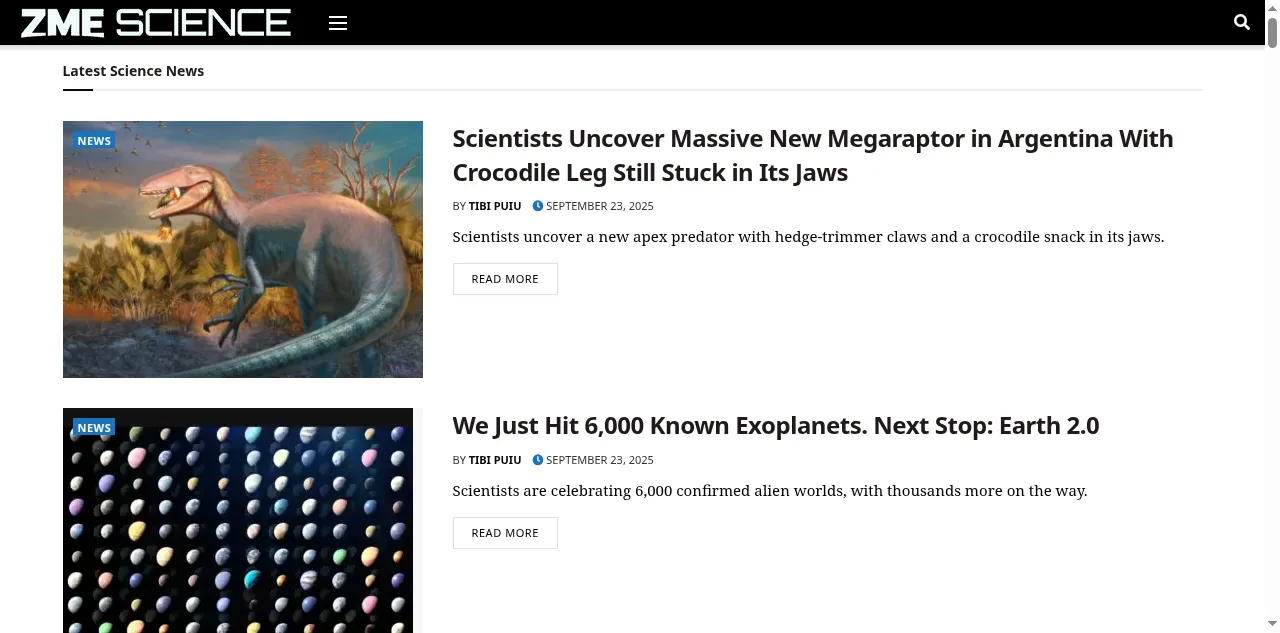 Preview of zmescience.com