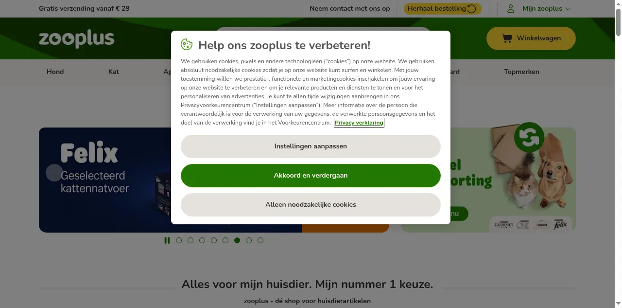 Preview of zooplus.nl