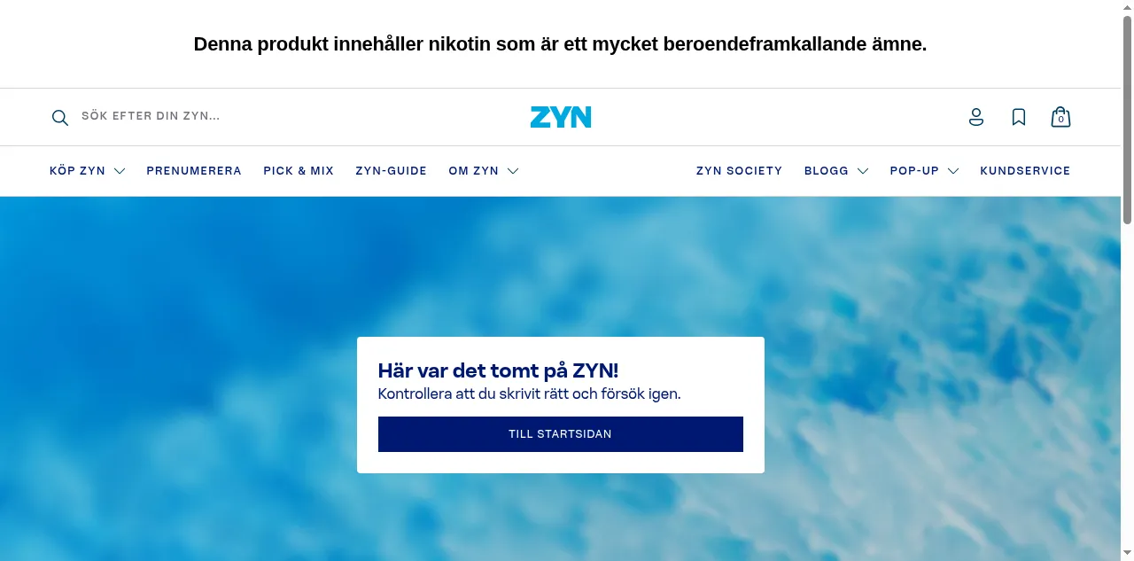 Preview of zyn.com